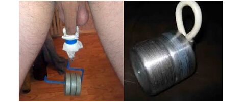 You can use weighters to make your penis bigger
