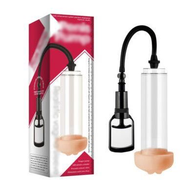 Vacuum pump makes penis thicker during sex