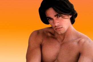 A man who enlarged his penis through massage
